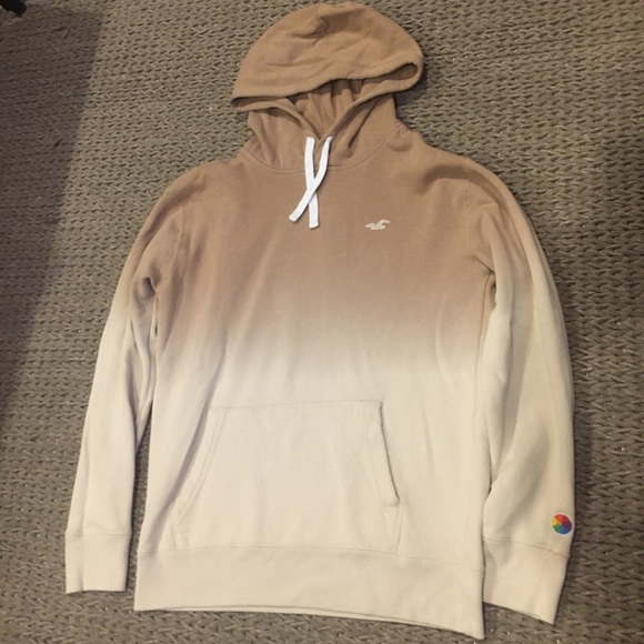 hollister tan hoodie